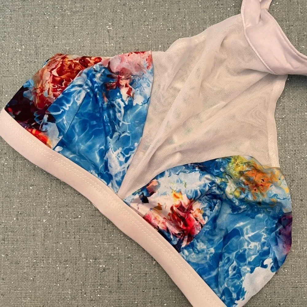 Beach Bunny Wave Lengths Halter‎ Bikini Top